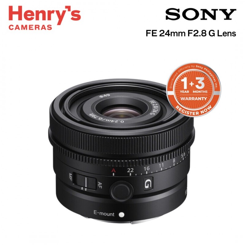 SONY FE 24MM F2.8 G LENS (SONY PH)